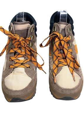 Lands' End Boys Alpine Trekker Hiking Boots Wool Insulated Brown Suede Boys 2M